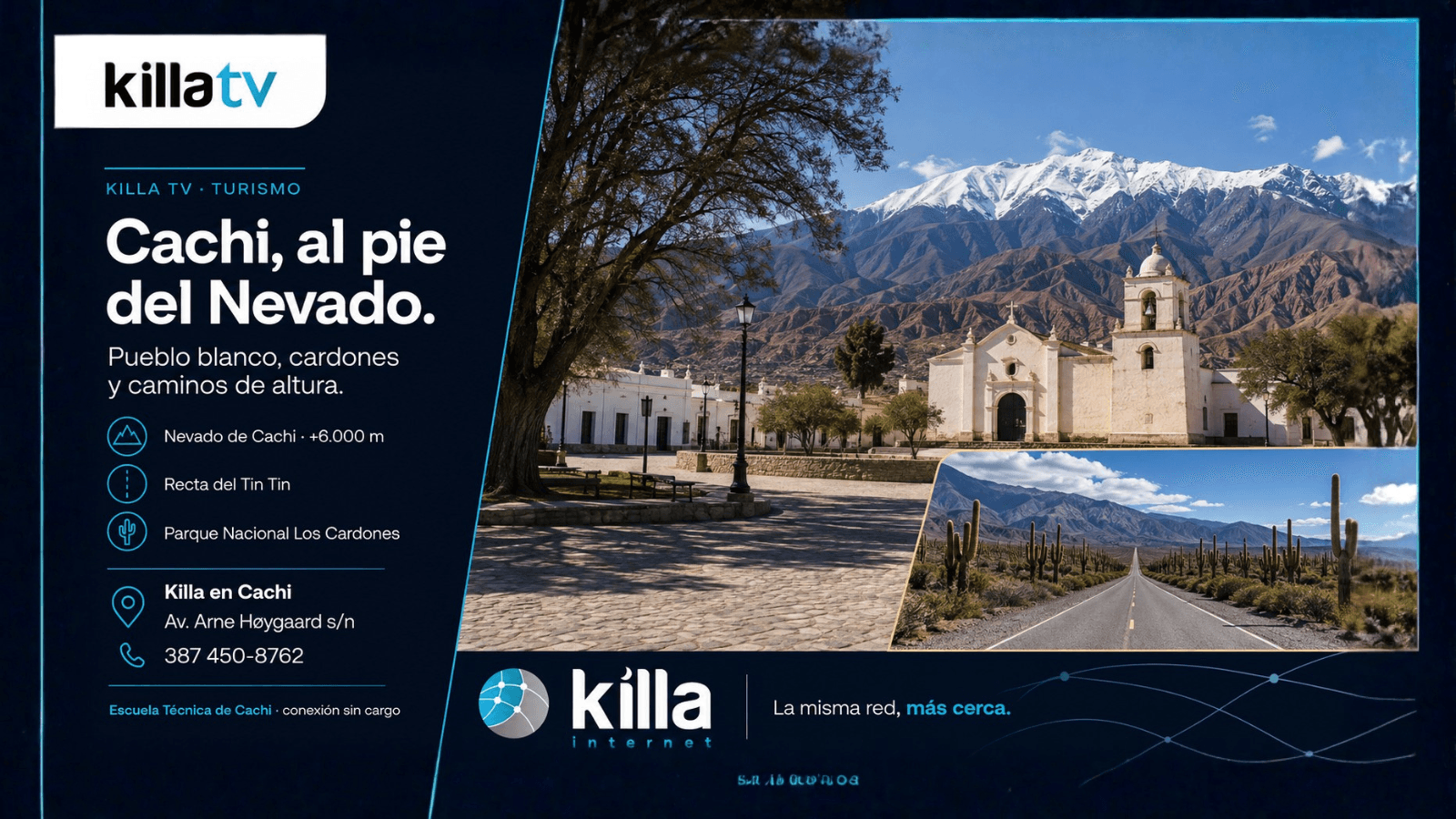 Vista del valle en la zona de Cachi, Salta