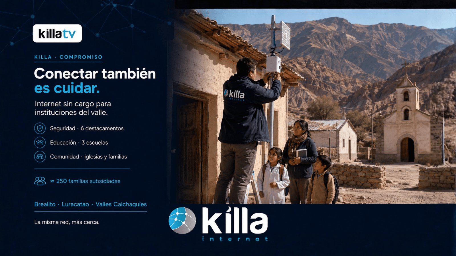 Presentación institucional del compromiso social de Killa