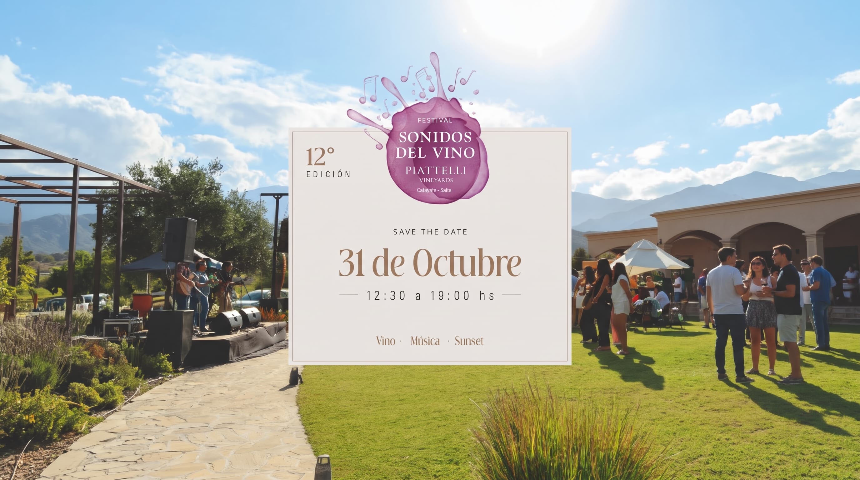 Sonidos del Vino - 31 de Octubre - Bodega Piattelli